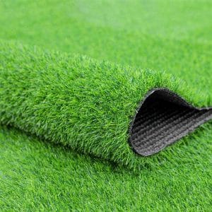 Fasmov Green Grass Rug Grass Carpet Rug 3.2' x 6.5', Realistic Fake Grass Deluxe Turf Synthetic Turf Thick Lawn Pet Turf