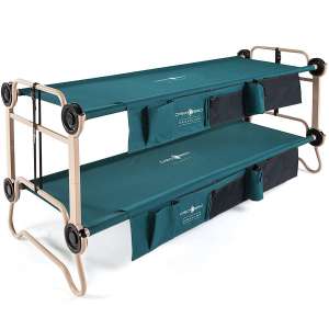 Disc-O-Bed Large with Organizers, Green
