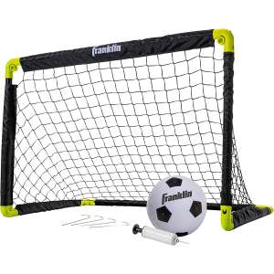 Franklin Sports Kids Mini Soccer Goal Set - Backyard
