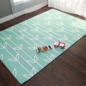 Baby Care Play Mat - Haute Collection (Large, Sea Petals - Teal)