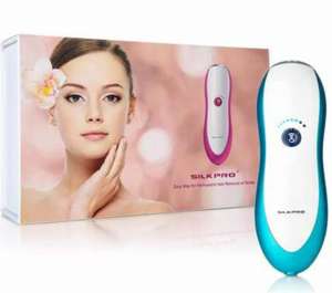 SilkPro Laser Hair Removal Home Use Depilatory System for Women and Men, Reliable Portable and Affordable Hair Removal Laser Device