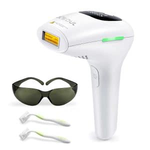 At-Home IPL Hair Removal for Women and Men Permanent Hair Removal 500,000 Flashes Painless Hair Remover on Armpits Back Legs