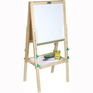 Crayola Kids Mini Wooden Art Easel & Supplies, Amazon Exclusive, Toddler Toys, Gift for Kids