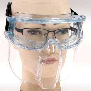 Yunbai Transparent Face Shield Goggles Splash-proof Windproof Goggles