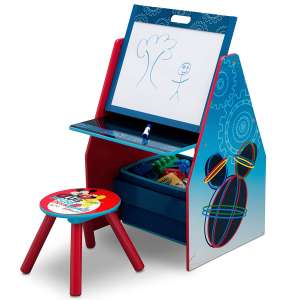 Delta Children Kids Easel and Play Station – Ideal for Arts & Crafts