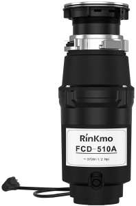 RINKMO Kitchenaid Garbage Disposals FCD-510A with Power Cord 1 2 HP Stainless Steel Shredder for Kitchen Sink Food Waste Disposer