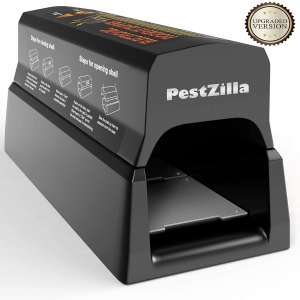 PestZilla 1 Humanitarian Control Zap Trap High-Voltage Electric Switchin, Black