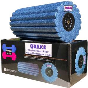 Quake 5 Speed Vibrating Foam Roller – Deep Tissue Massager, Trigger Point