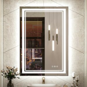 TokeShimi Bathroom LED Mirror 24x36 Inch