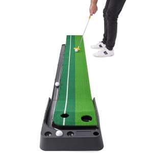 Abco Tech Indoor Golf Putting Green – Portable Mat with Auto Ball Return Function