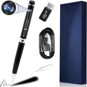 Mini Camera Pen with Video Recording, Small Surveillance Pen, kunkin Pen Camera 1080P HD Tiny Camera Pocket Video Pen Support Photo Taking