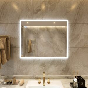 Petus PetusHouse 36 x 28 Inches Lighted LED Bathroom Mirror