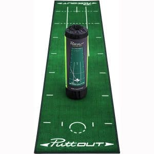 PuttOut Pro Golf Putting Mat - Perfect Your Putting (7.87-feet x 1.64-feet)