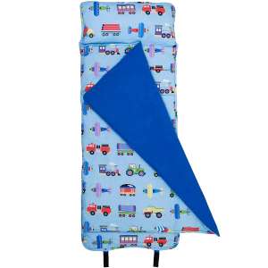 Wildkin Original Nap Mat with Pillow for Toddler Boys and Girls,Ideal for Daycare and Preschool