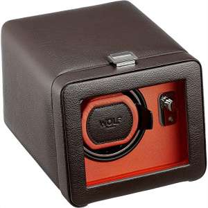 Windsor Single Watch Winder with Cover by Wolf