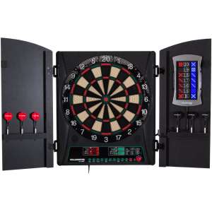 Bullshooter Cricket Maxx 1.0 Electronic Dartboard Cabinet Set with 13.5” Target Area