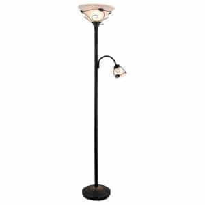 CO-Z Torchiere Floor Lamp with Reading Light