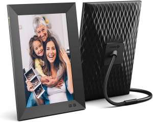 Nixplay Smart Digital Picture Frame 10.1 Inch, Share Moments Instantly via E-Mail or App