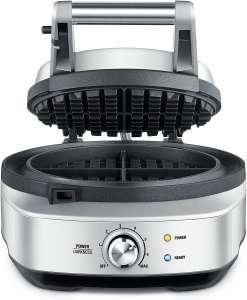 Breville BWM520XL Round Waffle Waffle Maker, Brushed Stainless Steel