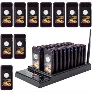Retekess T112 Restaurant Pager Max 999 Social Distancing Pagers Queue Wireless Calling System