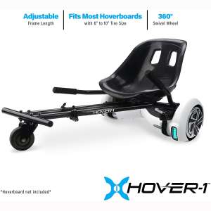 Hover-1 Buggy Attachment for Transforming Hoverboard Scooter into Go-Kart