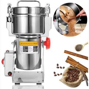 NEWTRY 700g Electric Grain Grinder Spice Mill 2400W Stainless Steel High-speed Food Mill Herb Grinder pulverizer