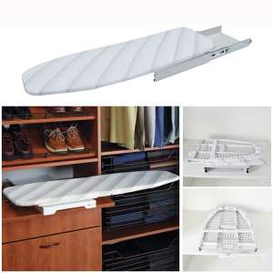 Lehom Pull Out Ironing Board Iron Board Slide Out Folding Up Retractable Ironing Board Hideaway for The Drawer 180