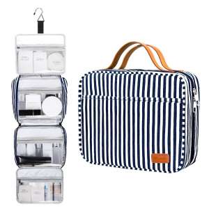 Bosidu Hanging Travel Large Capacity 4 Compartments Travel Toiletry Bag
