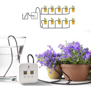 sPlant Automatic Houseplants Self Watering System for 10 Potted Plants