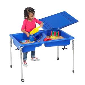 Children's Factory Double-Basin Water Table Set