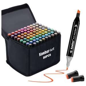 Keebor Advanced Alcohol Art Markers for the Fine Arts Academy
