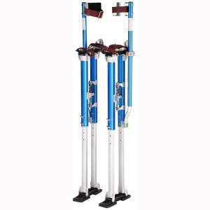 Yescom 36" - 50" Aluminum Drywall Stilts Height Adjustable Lifts Tool for Sheetrock Painting Painter Taping Blue