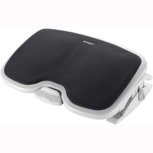 Kensington Comfort Memory Foam Adjustable Footrest (K56144USF),White:Black,Smartfit