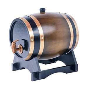 AIMEE-JL Whiskey Barrel Dispenser (Brown)