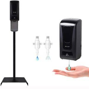 Touchless Hand Sanitizer Dispenser Automatic Portable Hand Sanitizing Station with Steel Floor Stand , ZenLyfe