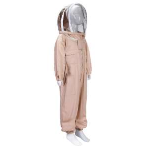 Holulo Beekeeping Suits for Kids, Beekeeper Suits with Fencing Veil (L:4.6ft)