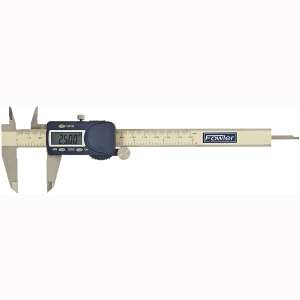 Fowler 54-101-150-2 Xtra-Value Cal Electronic Caliper, Stainless Steel, 0 to 6":0 to 150mm Measuring Range, 0.0005":0.01mm Resolution, LCD
