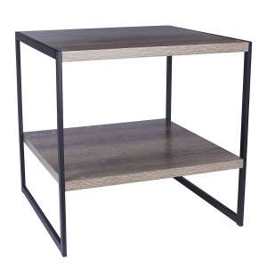 Household Essentials Square Wooden Side Table:Printer Stands