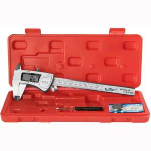 Digital Caliper, Durable Stainless Steel Electronic Measuring Tool by EAGems; Get IP54 Protection and Precision Fractional Measurements