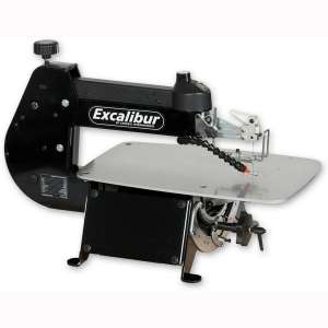 EXCALIBUR 16" Scroll Saw - 1.3A Variable Speed Woodworking Saw with Tilting head & Easy Blade Change - EX-16