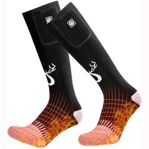 SNOW DEER 2020 Upgraded Rechargeable Electric Heated Socks,7.4V 2200mAh Battery Powered Cold Weather Heat Socks