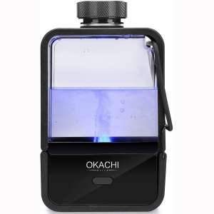 OKACHI GLIYA Hydrogen Rich Water Bottle Portable Pitcher Nano-Grade Rechargeable Ionized Water Generator Anti-Aging Antioxidant Generator