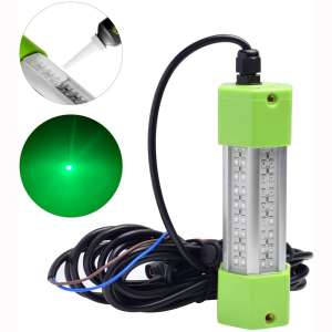 SF 12V 45W 108 LED Bait Submersible Fishing Light Underwater Crappie Lure Green Night Fishing Finder