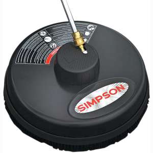 Simpson Cleaning 80165, Rated Up to 3700 PSI Universal 15" Steel Surface Scrubber for Cold Water Pressure Washers, Plain