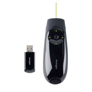Kensington Expert Wireless Presenter with Green Laser Pointer