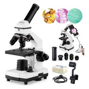  BEBANG 200X to 2000X Professional Microscope with Slides Sets
