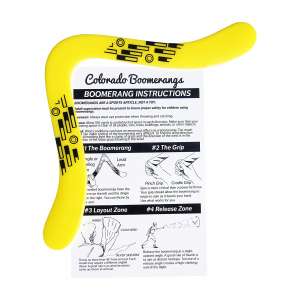 Yellow Tech Boomerang – Right-Handed