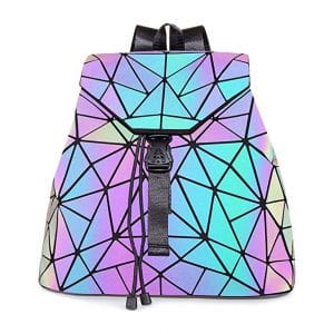 OBVIE HotOne Luminous Geometric Purse and Handbag Backpack