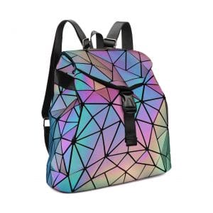 Tikea Geometric Fashion Luminous Backpack