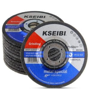 KSEIBI 4.5 Inches by ¼ Inches 10 Pack Center Grind Wheel
